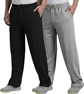 West Gate Clothing Plus Size Men's Regular Fit Trackpants | Men's Track Pant Combo Pack 2 | Men Stylish Trackpant | Solid | 2XL,3XL,4XL,5XL-picture-11