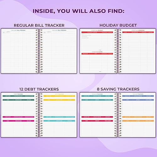 Vista 36 de Clever Fox - Organizador financiero, planificador Púrpura