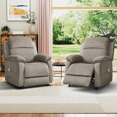 Power Recliner Chair for Adults, Reclining Sofa Chair, Adjustable Home