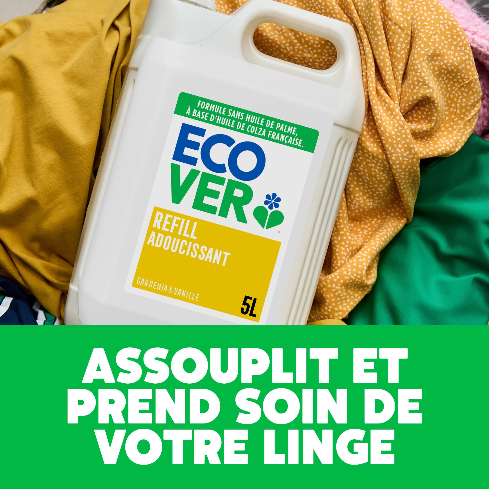 Ecover Zero Adoucissant Hypoallergénique 1L