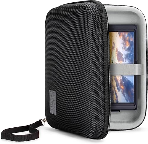 Miniatura 1 de USA GEAR Funda rígida para monitor de cámara de 7.5 pulgadas, bolsa de monitor de video portátil compatible con monitor Feelworld, Atomos, SmallHD