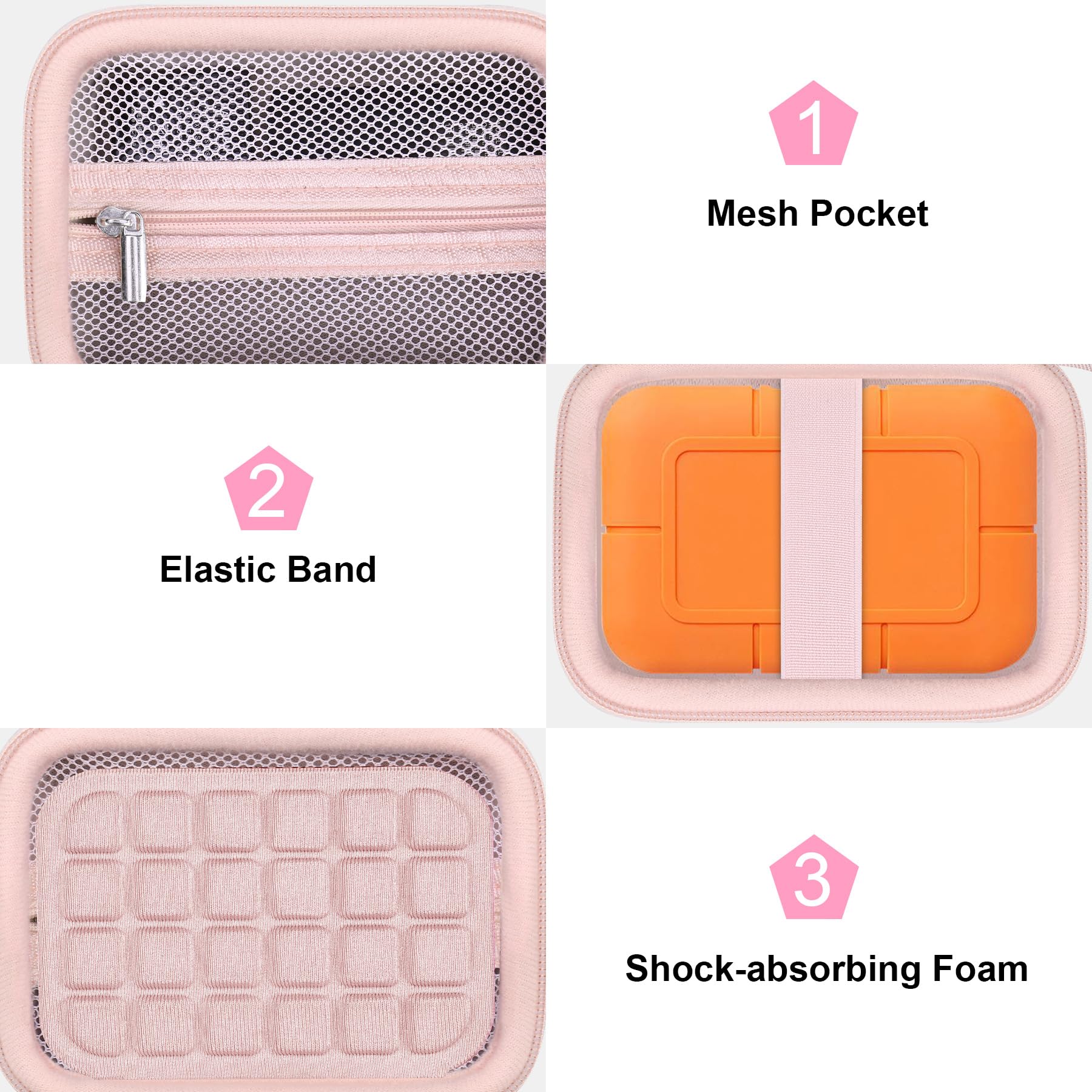Amazon.com: Canboc Case for LaCie Rugged SSD Pro5 2TB 4TB External
