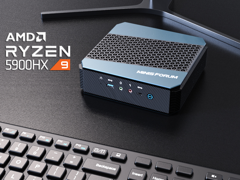 Amazon.co.jp: MINISFORUM EliteMini HX90 ミニpc AMD Ryzen 9 5900HX