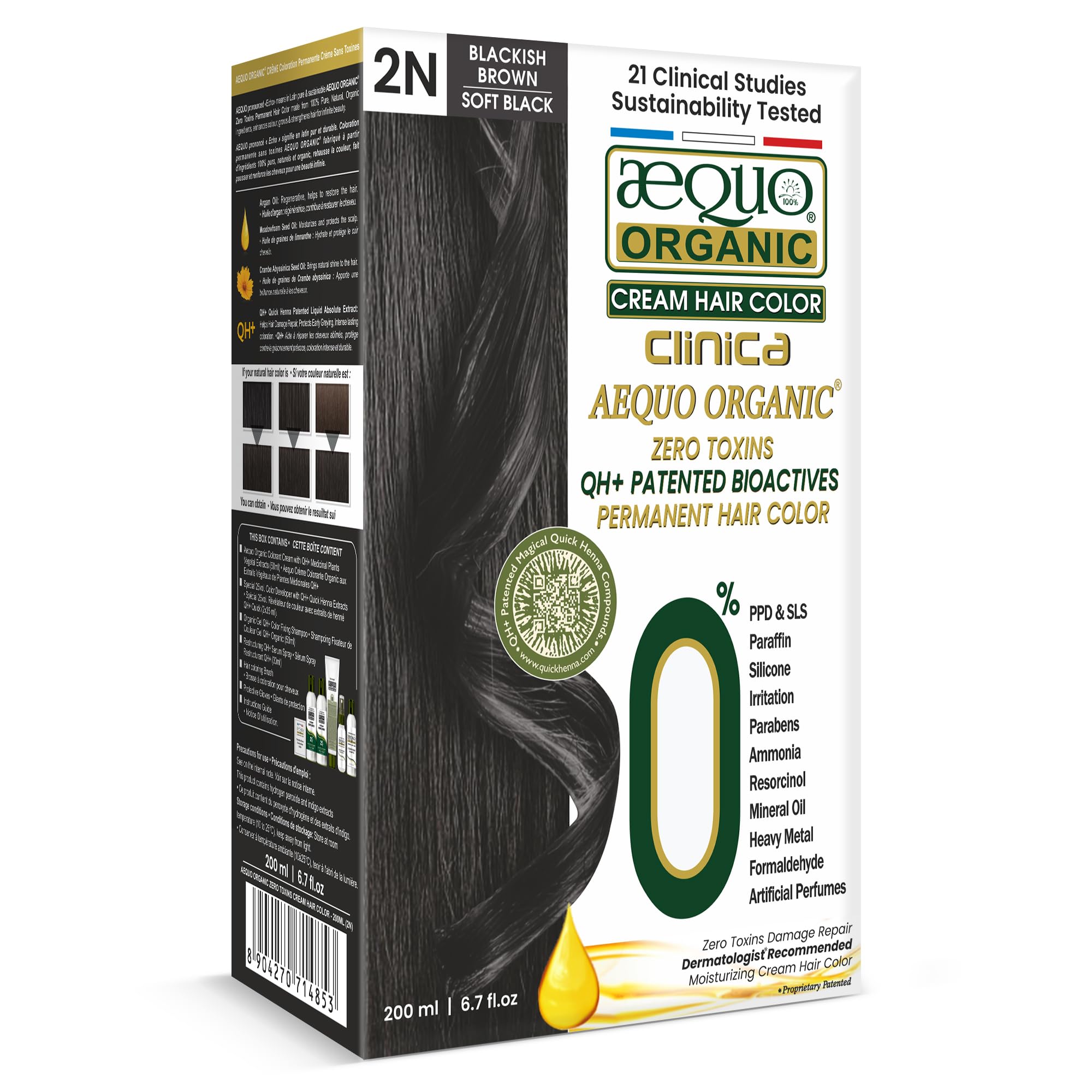 byPureNaturals Aequo Organic Cream Hair Colour 2N Soft Black for Men And Women,200 ML| Natural Long Lasting Permanent Color for Hair, Beard & Mustache| 100% Grey Coverage| PPD & Ammonia Free-image-22