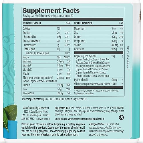 Miniatura 49 de Proteína de colágeno vegano en polvo para mujeres, polvo de colágeno a base de plantas de sílice, sabor churro con vitaminas veganas