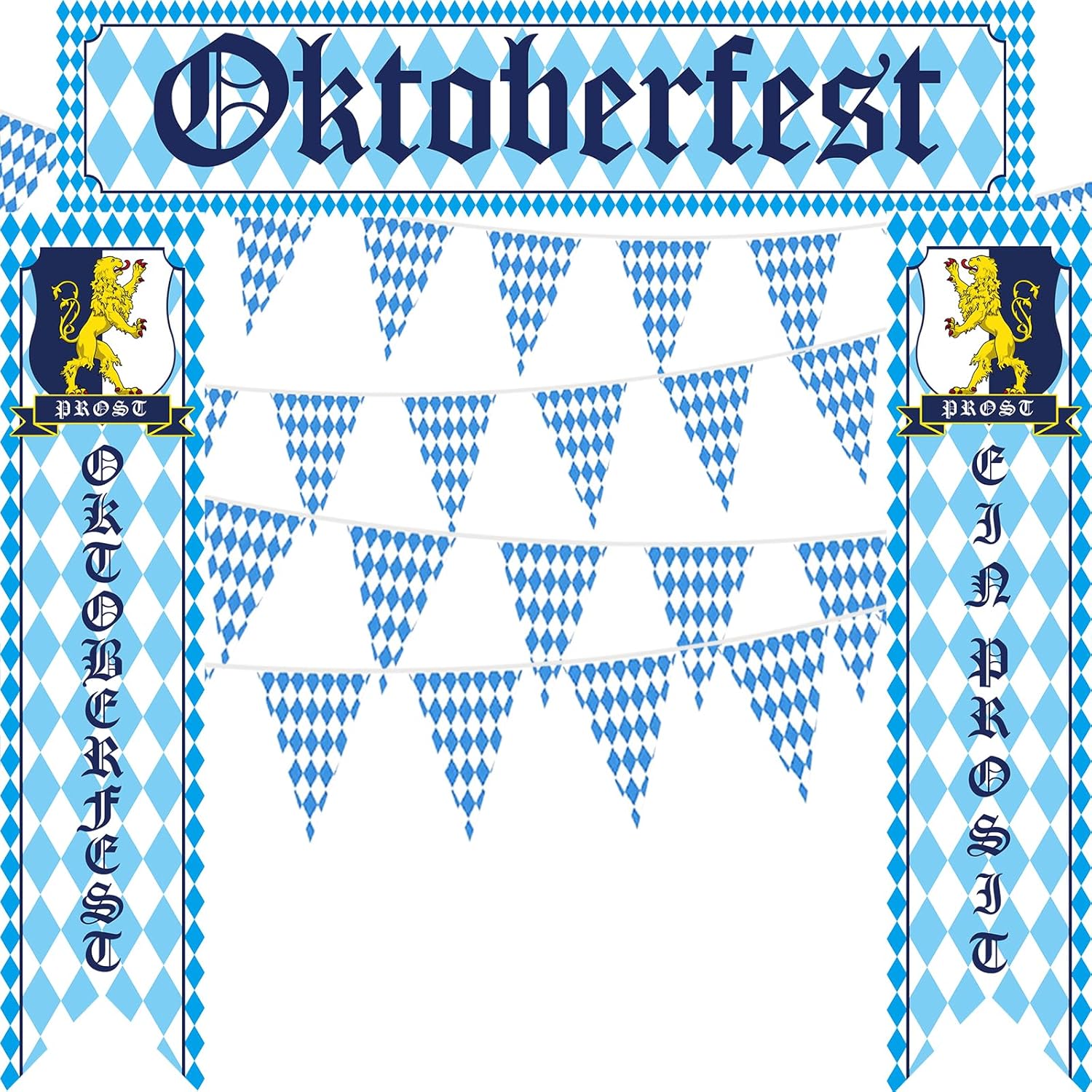 Oktoberfest Decorations Kit Oktoberfest Sign Banner