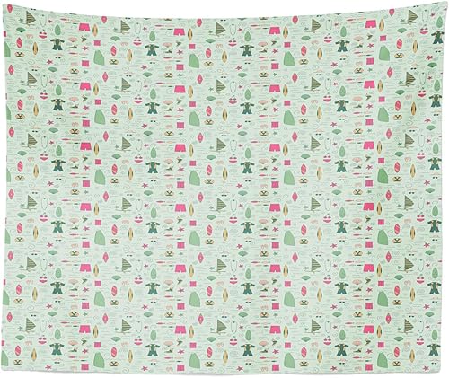 Lunarable Surf Tapestry King Size, Hobby Themed Windsurf Elements Short Longboard Bikini and Waves Warm Summer Season, Wall Hanging Bedspread Bed