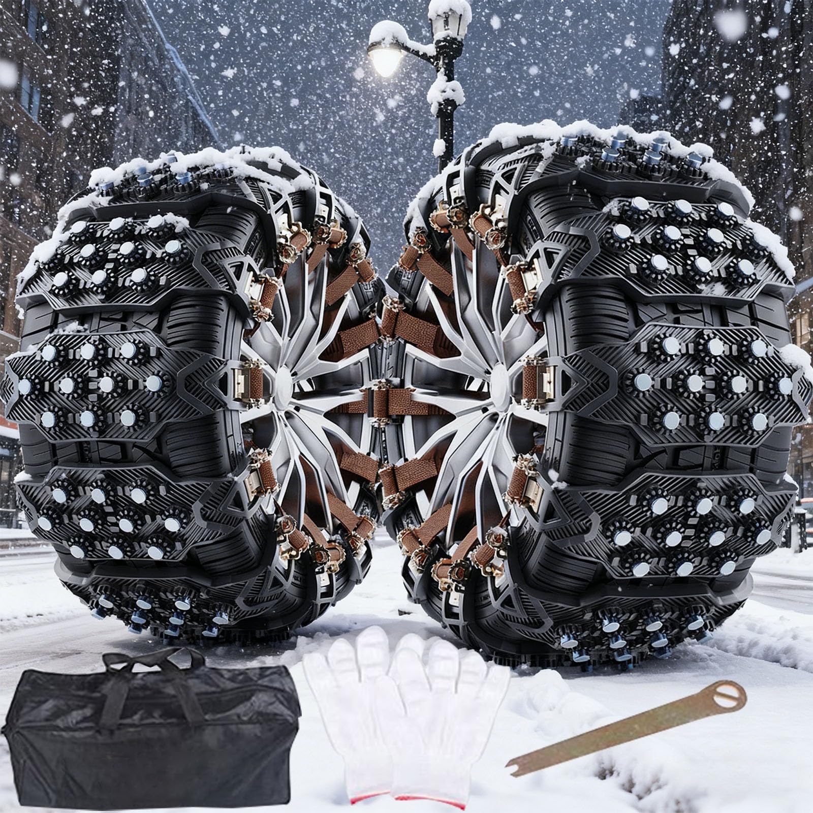アル、ヴェル雪道用ラバータイプチェーン新品 Amazon.co.jp: 非金属 タイヤチェーン 非金属チェーン に適用 トヨタ