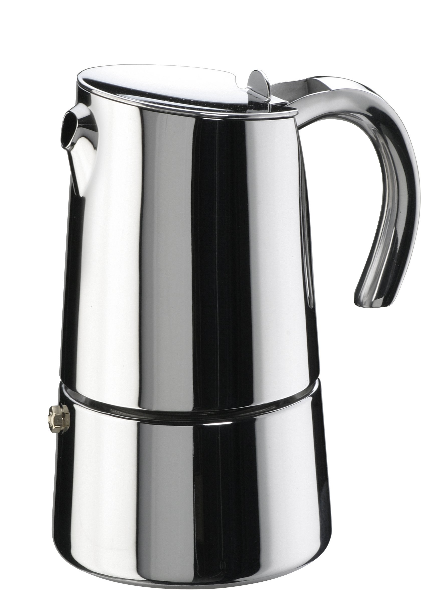 Pinti Inox Bella Caffettiera Moka, Acciaio Inossidabile, Argento Pinti Inox Bella Caffettiera Moka, Acciaio Inossidabile, Argento
