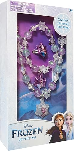 Miniatura 25 de LUV HER Girls Jewelry Set - Dress Up Toy Jewelry Box Set with Bead Necklaces, Bracelets, and Rings - Frozen Play Accessories - Ages 3+