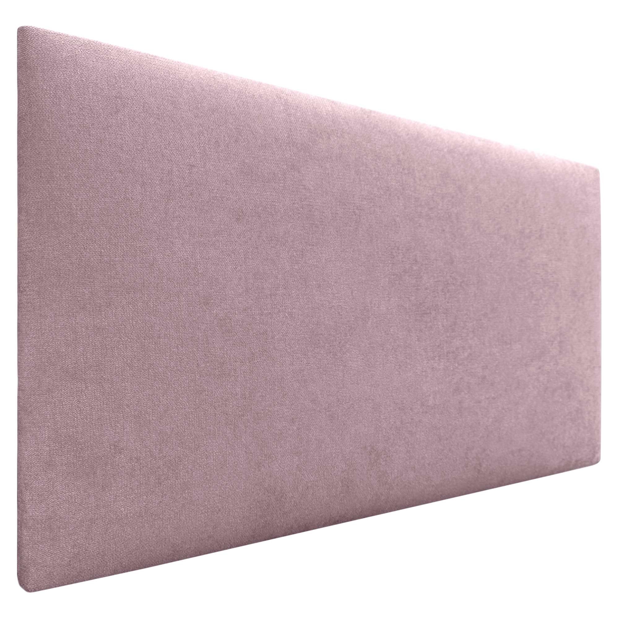 DHOME Cabecero de Polipiel o Tela AQUALINE Liso cabeceros Cabezal tapizado Cama Lujo (Tela Rosa, 105cm (Camas 80/90/105))