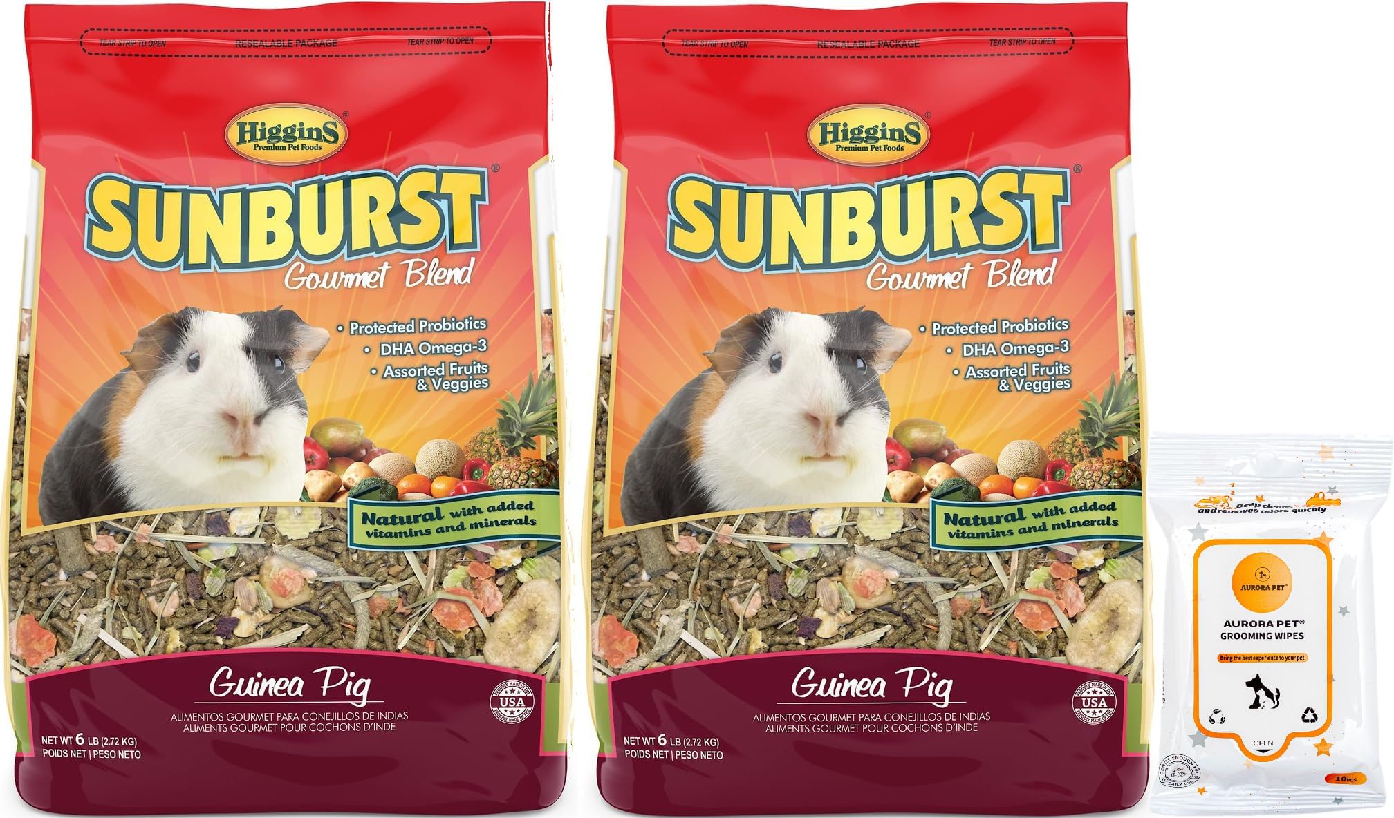 Aurora Pet Bundle (2) Higgins Sunburst Gourmet Blend