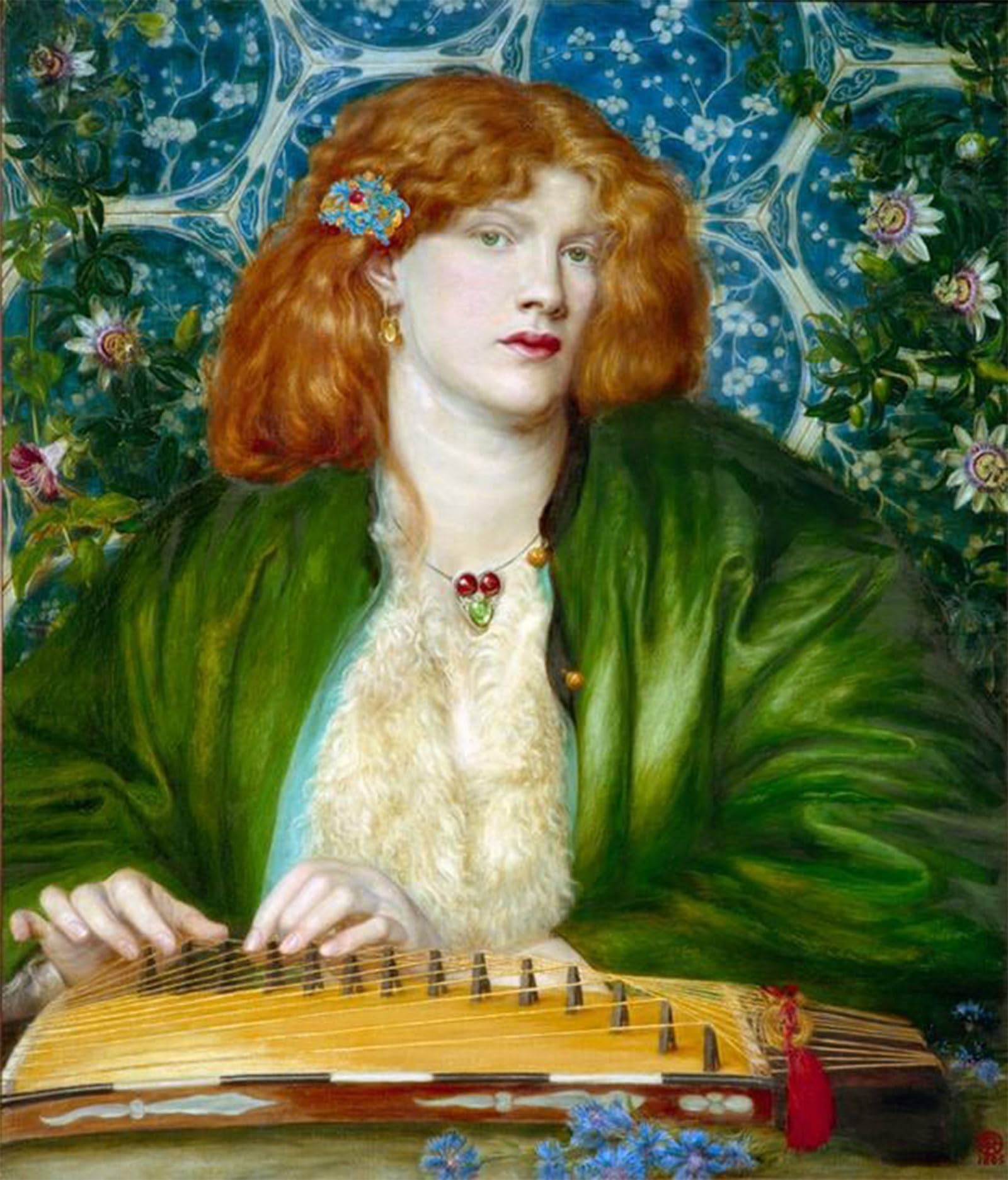 POSTERIIk Famous Animal Posters Vintage Picture Thebower by Dante Gabriel Charles Rossetti Modern Wall Decor for Home Decor 60x90cm