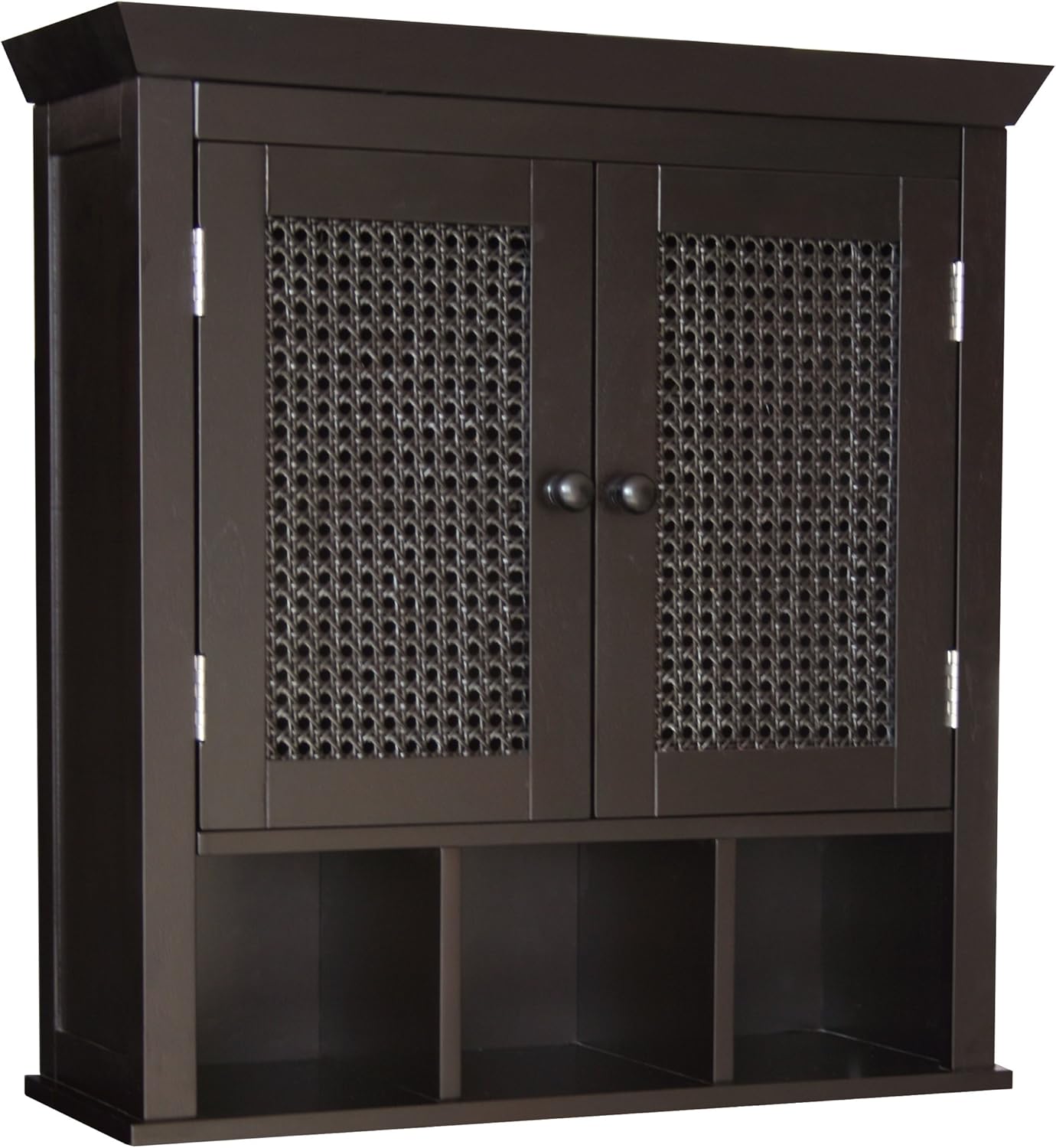 Elegant Home Fashions Savannah Wall Dark Espresso