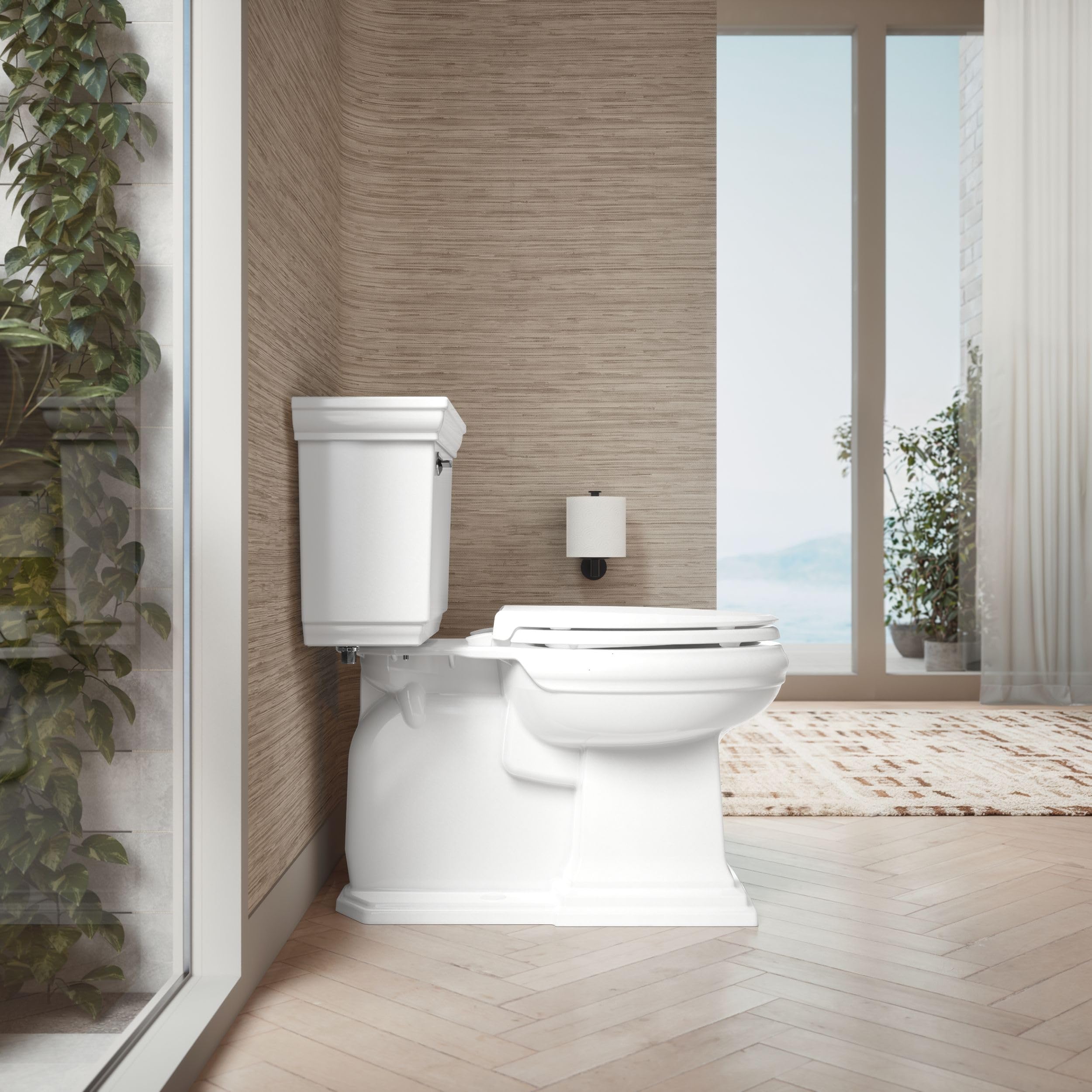White Elongated Slow Close Toilet Seat with Installation Hardware R836186