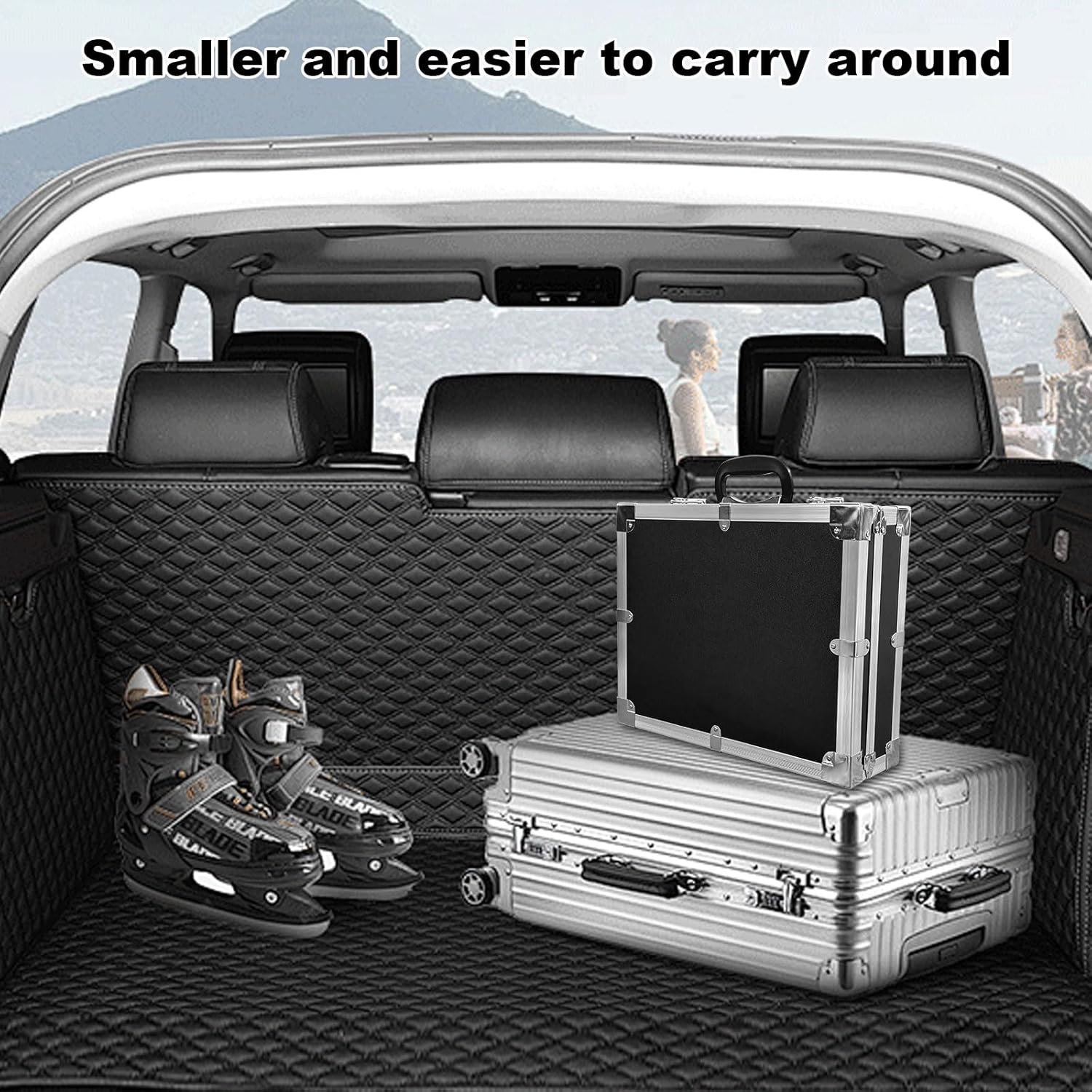 for Starlink Mini Case, Aluminum Alloy Hard Case with Foam for Precision Fit, Lightweight and Portable, Perfect for Starlink Mini Dish Kit, Travel, Camping, RV, Indoor & Outdoor Use