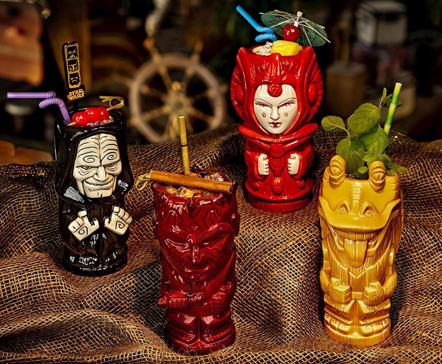 STAR WARS Geeki Tikis Darth Maul Ceramic Mug | Collectible Tiki Cup | 16 Ounces - Image 3