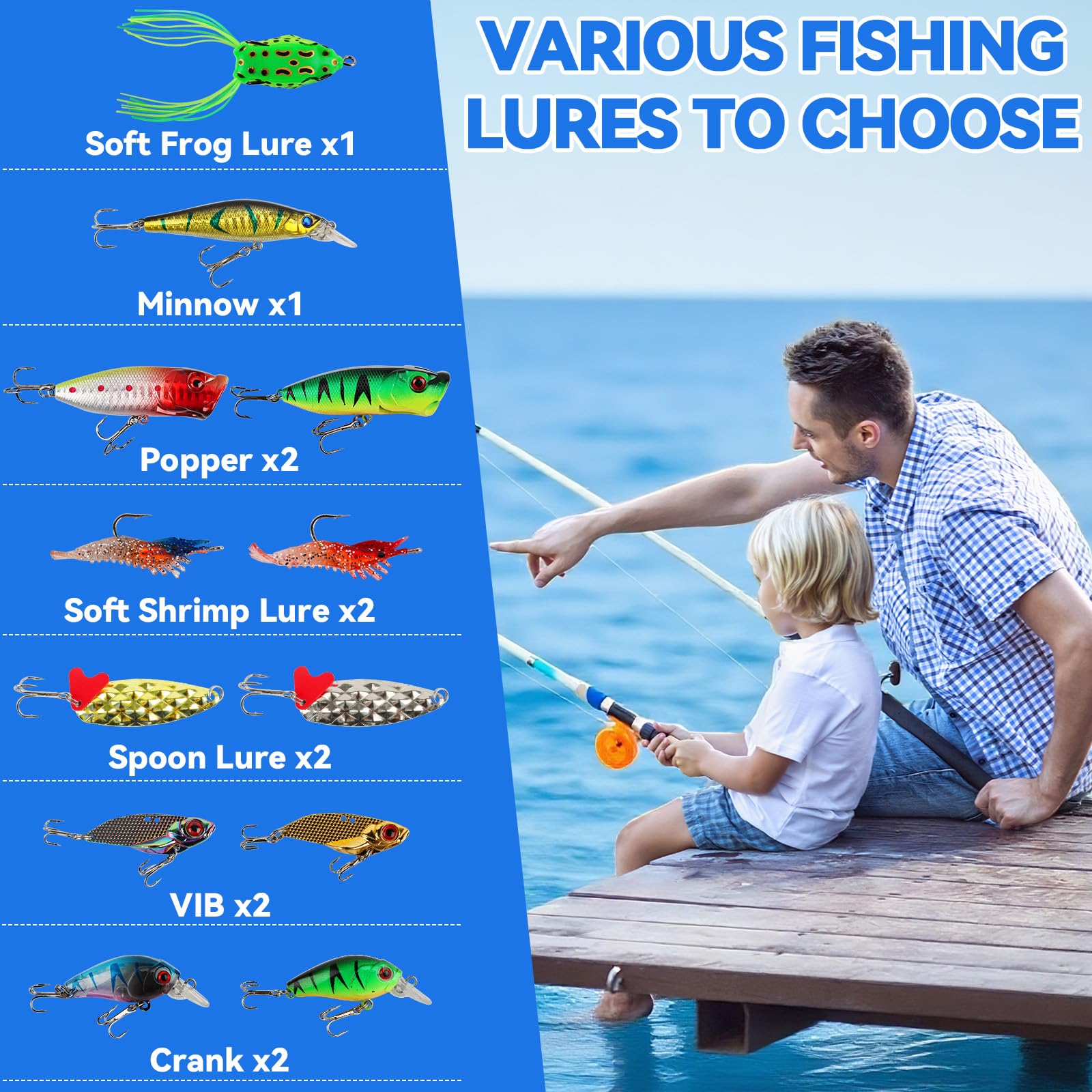 Calendario de Adviento de pesca 2025 para adultos, hombres, adolescentes y niños, kit de accesorios de aparejos de pesca de 24 días, regalos de pesca de cuenta regresiva de Navidad con
