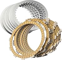 Prewired 19pcs Extra Clutch Friction Steel Plates Kit for Harley Twin Cam 1999-2017 Softail Dyna Touring - Smooth Shift Upgrade