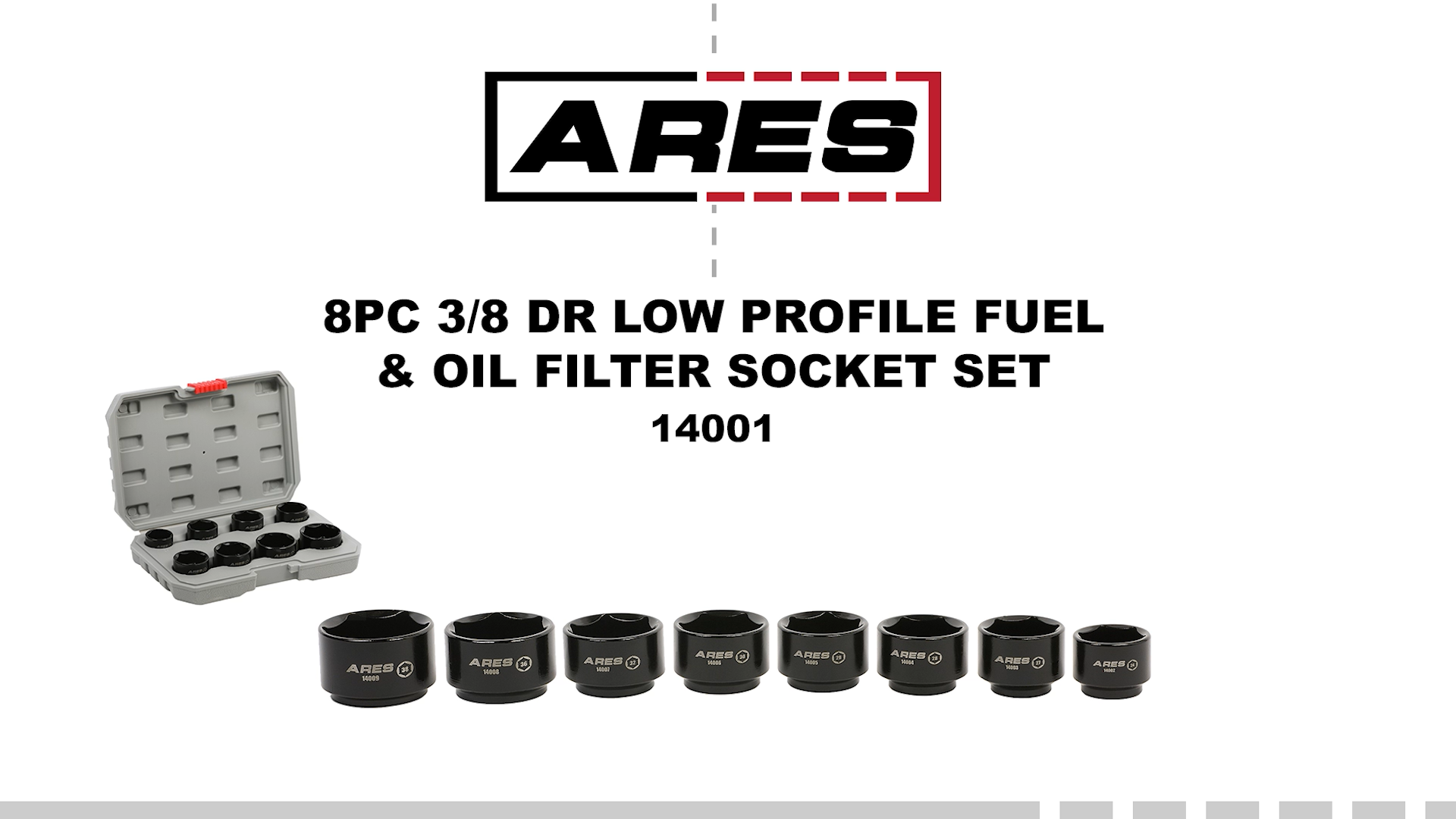 Amazon.com: ARES 14001 – 8-Piece 3/8-Inch Drive Low Profile Fuel