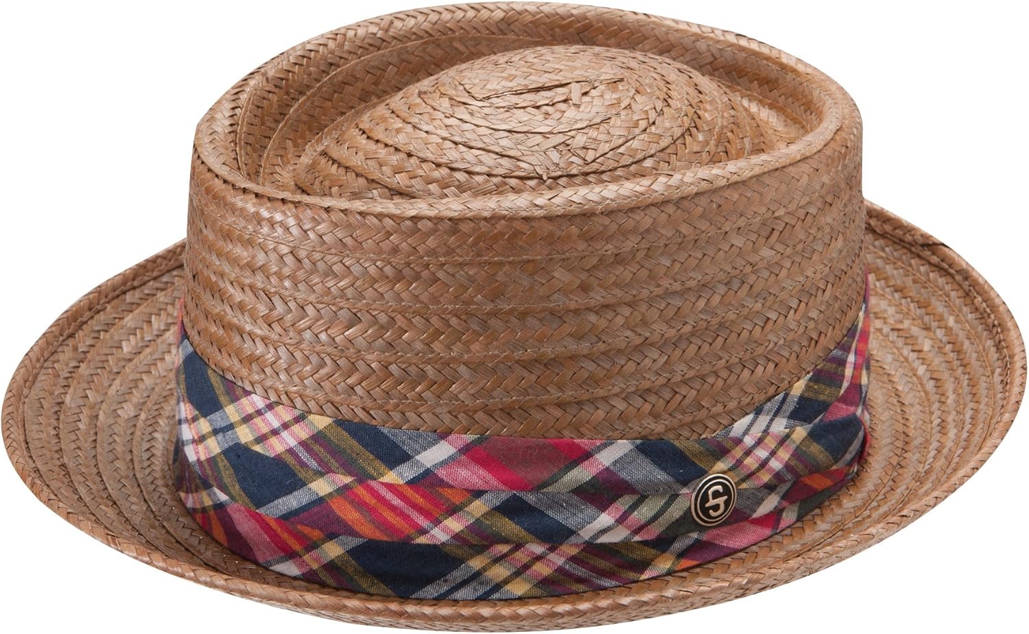 Straw Pork Pie Hat in Coconut by Stetson