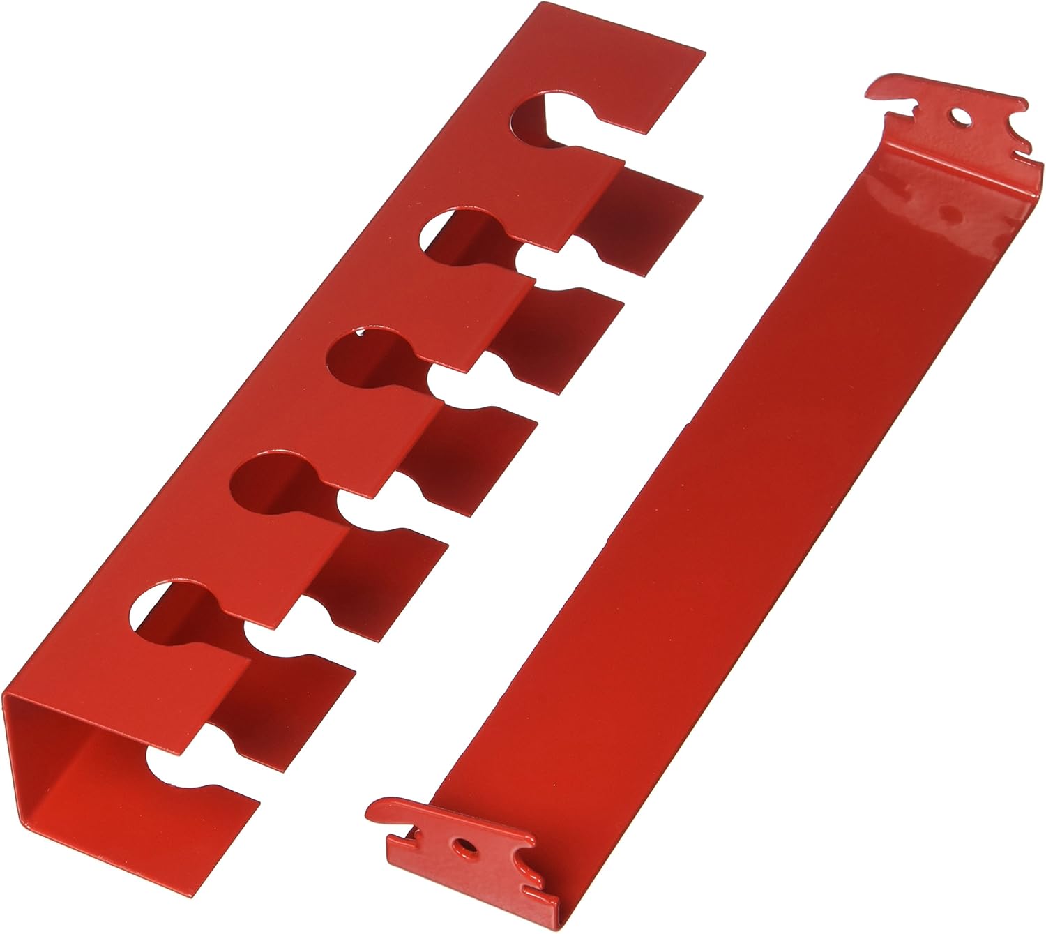 Wall Control Pegboard Slotted Tool Holder Bracket Slotted Metal Pegboard Accessory Pegboard and Slotted Tool Board – White (Pack of 2)
