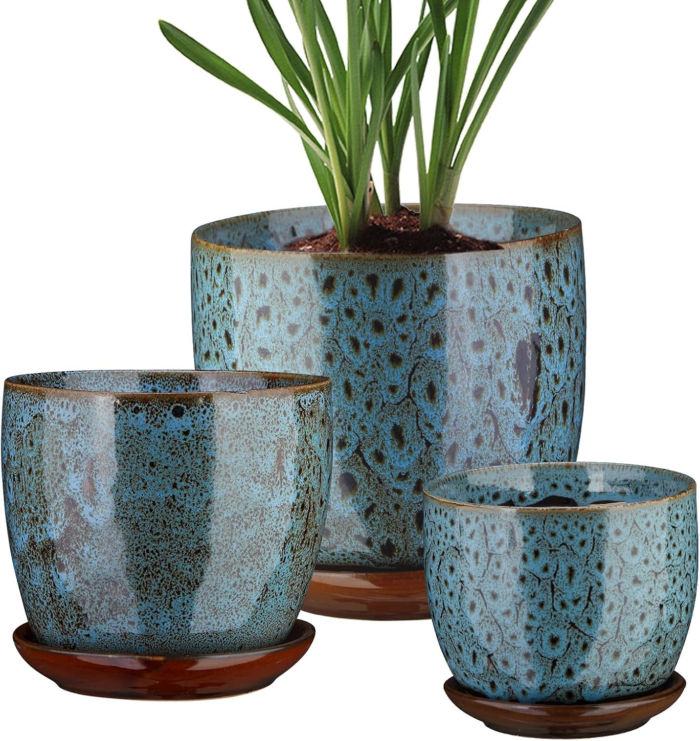 See full amazon price history chart for GardenZeek Flower Pots, Textured Planter for Indoor Plants Set of 3 Ceramic Flower Pots with Saucer, Cute Garden Pots Succulent Pots GardenZeek Flower Pots, Textured Planter for Indoor Plants Set of 3 Ceramic Flower Pots with Saucer, Cute Garden Pots Succulent Pots (B0D8L27WXK) Amazon Price History, Amazon Price Tracker