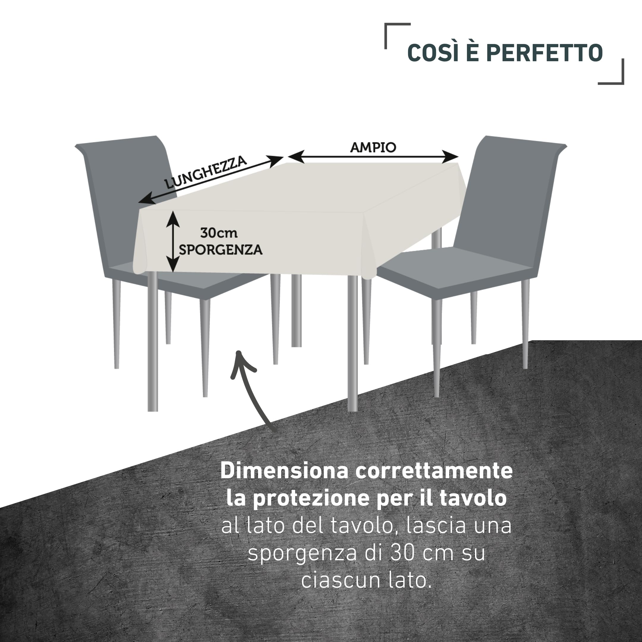 Venilia Proteggi tavola Bulgomme® PVC, Tovaglie, pulibile, sporcizia e Idrorepellente, Ammortizzatore, Ovale, Bianco, 135 x 220 cm, 53378