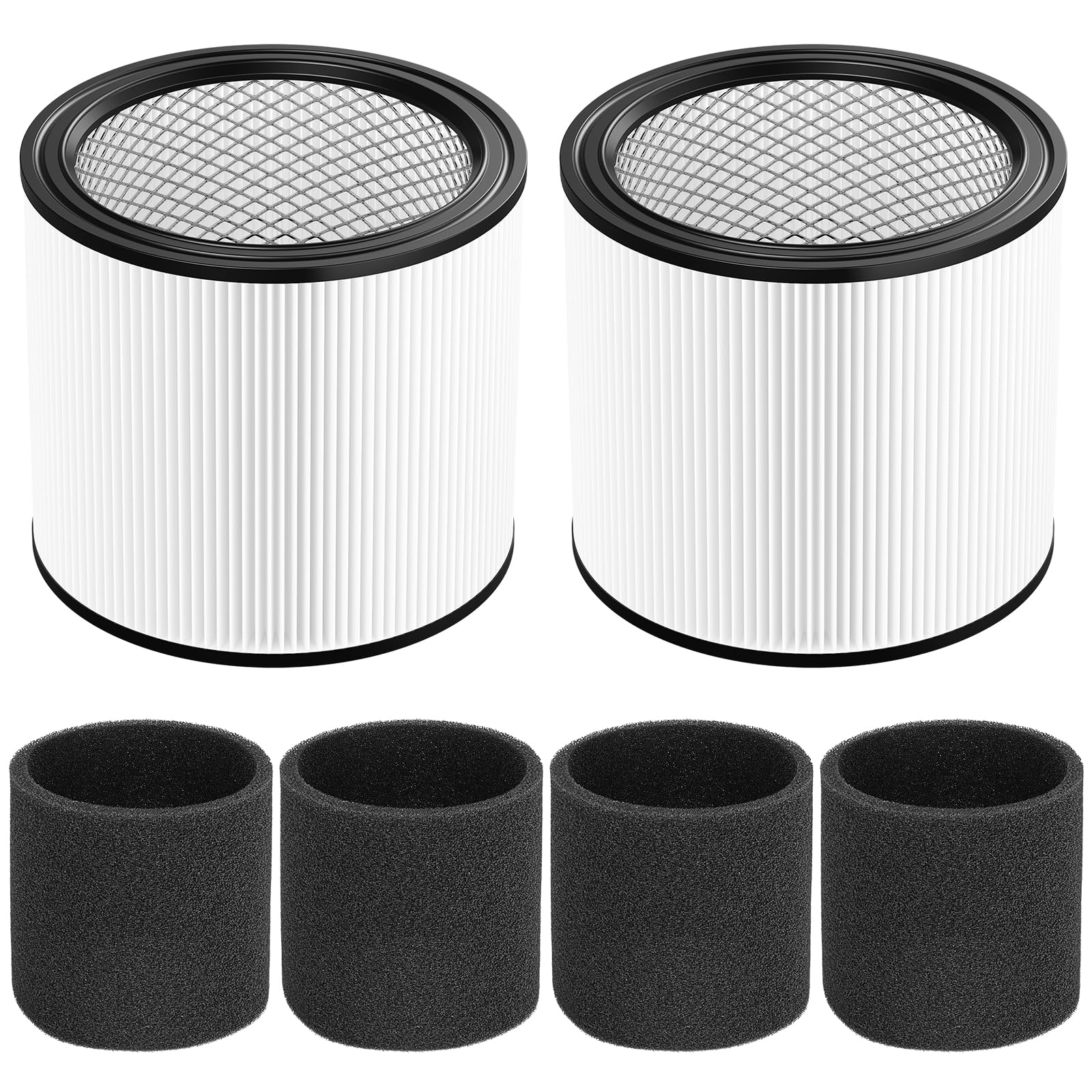 Cabiclean Foam Sleeve Filter for Shop-Vac 90304 90350 90333 Replacement for Most Wet Dry Vacuum Cleaners 5 Gallon