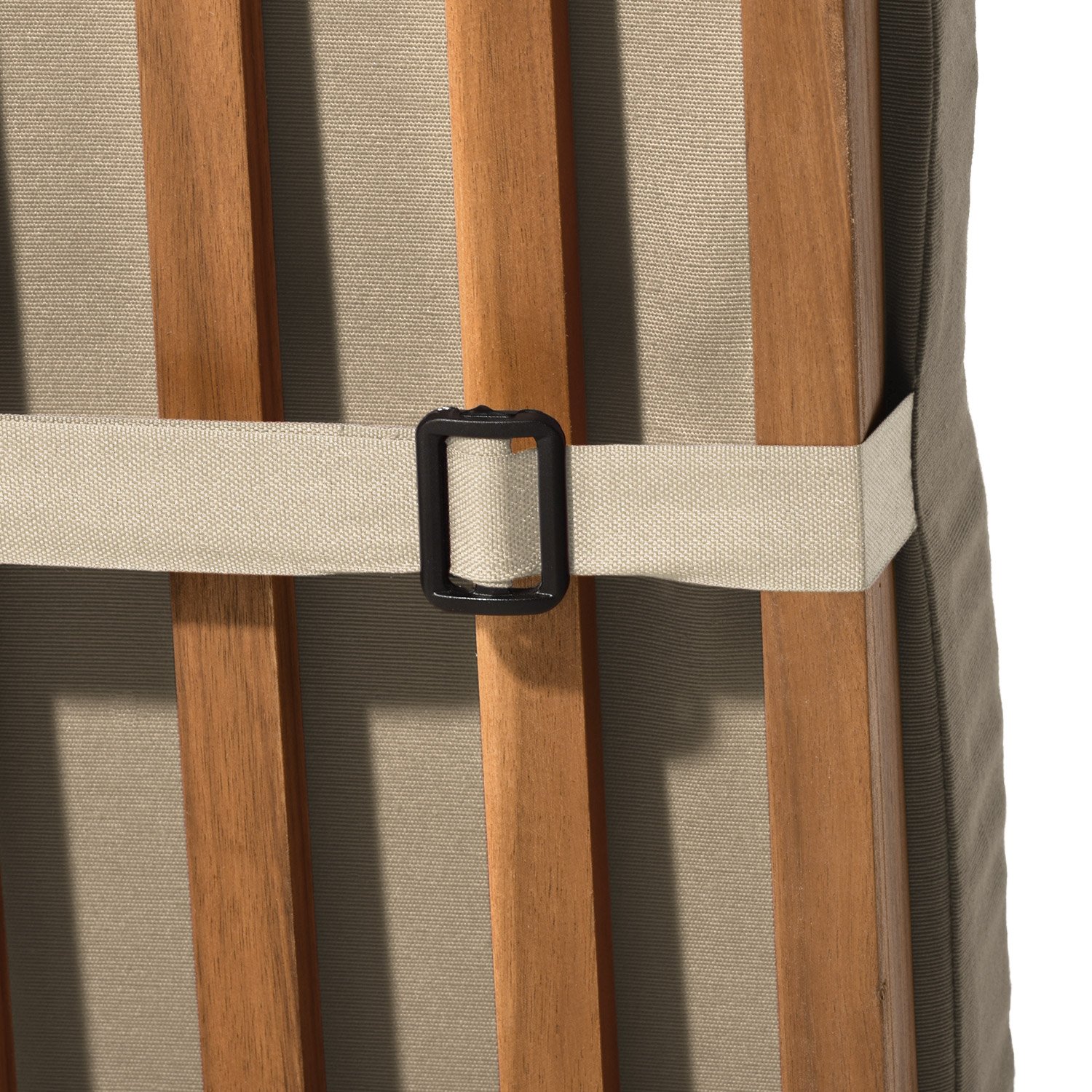Beautissu 2X Cojin Colchoneta Tumbona Exterior 175x45x5 cm LoftLux DC – Colchoneta para Tumbona Desenfundable y Cómoda para Hamaca Jardín y Playa – Natural