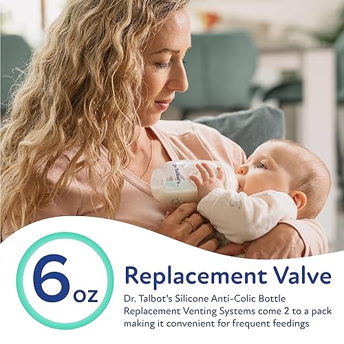 Miniatura 2 de Dr. Talbot's Válvulas de reemplazo de botellas anticólicos para botellas anticólicos de 6 oz, 2 paquetes, 0+ meses