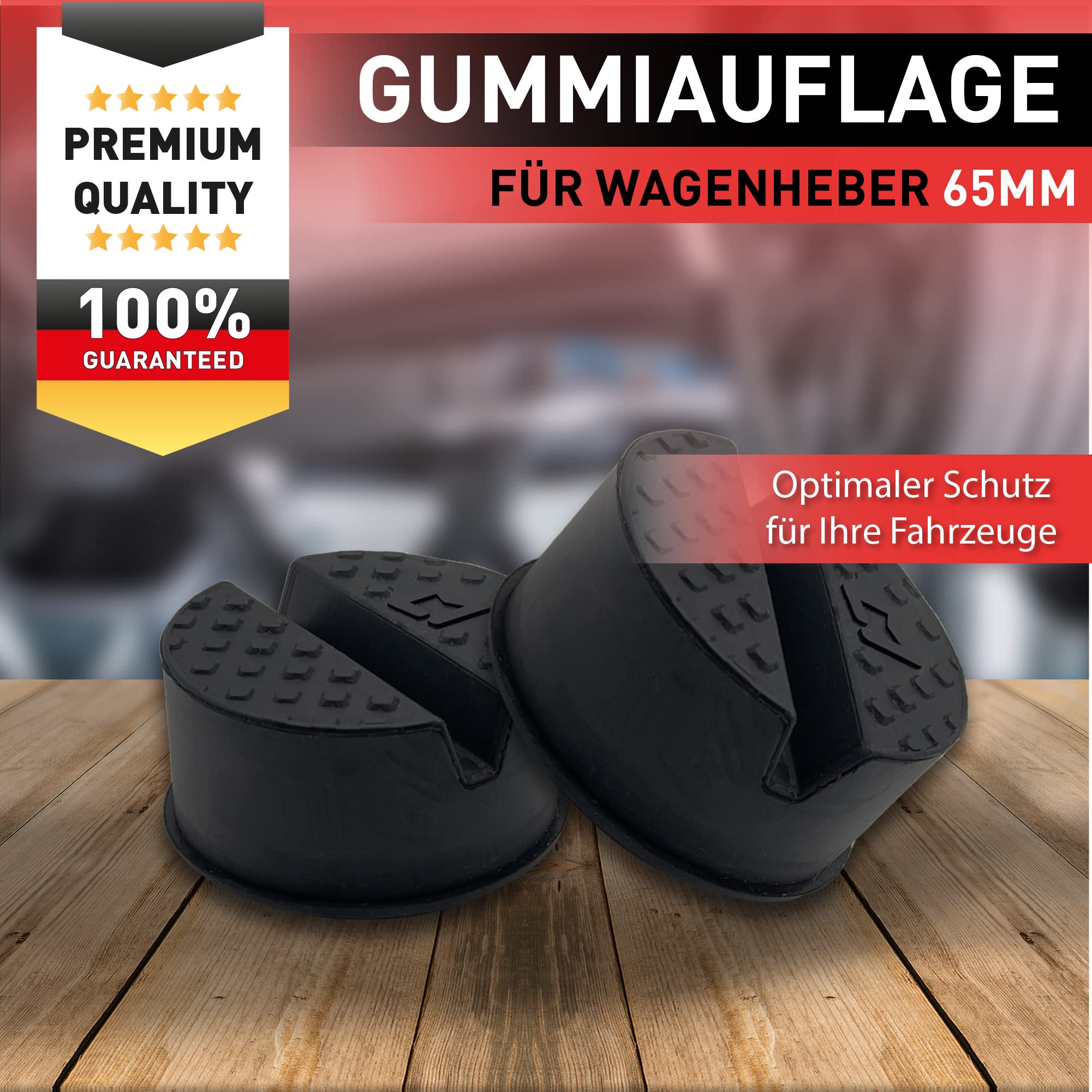 Cuscinetti Gomma Per Martinetto - 2 Pezzi, Protezione Sollevamento Auto, Antiscivolo - Foto 9