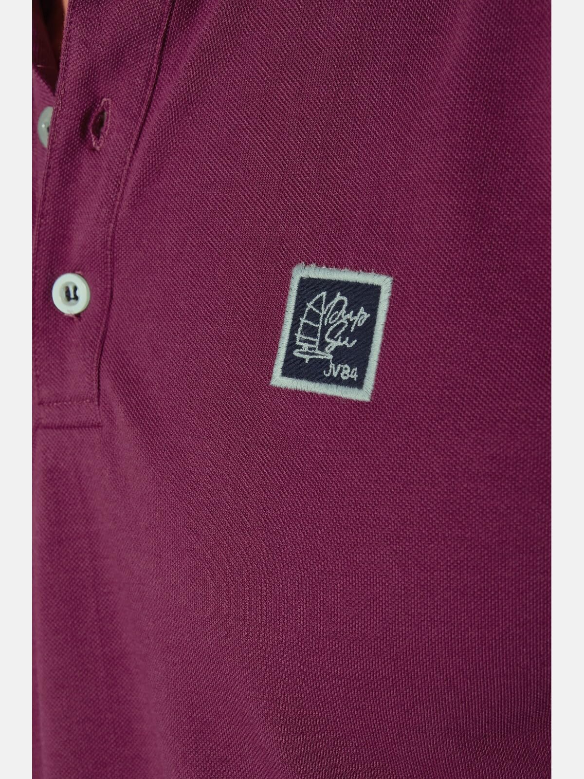 Jan Vanderstorm Herren Poloshirt Morlan | Elegantes Piqué Kurzarm-Polo mit Kontrastdetails, atmungsaktiv, Comfort-Fit, Seitenschlitze, Casual, 100% Baumwolle, L–7XL