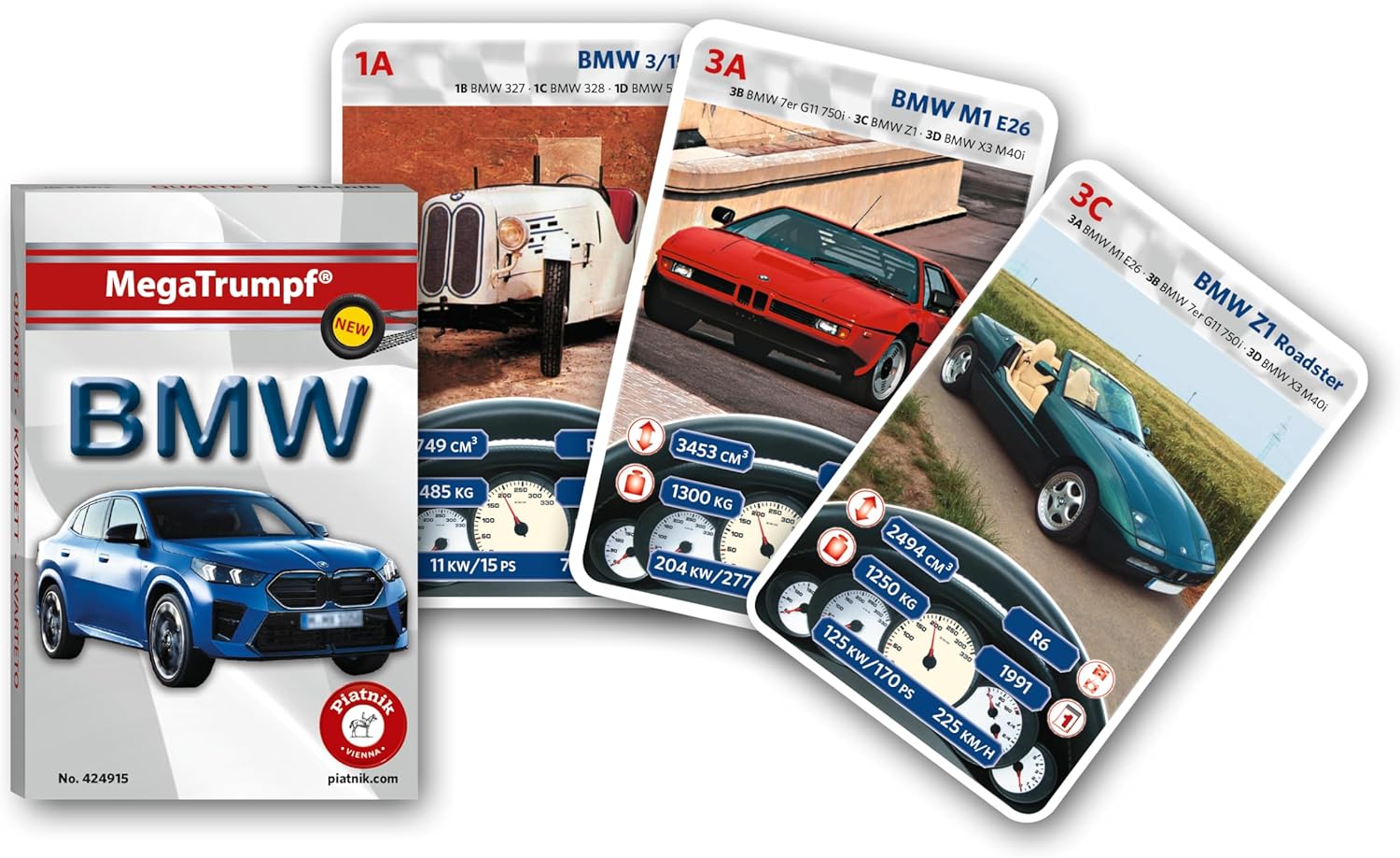 Piatnik 4249 "Mega Trumpf - BMW Quartet Game