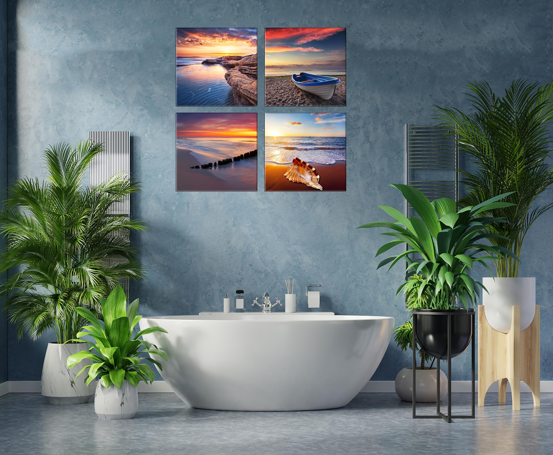 Modern Beach Decor Bathroom Fun & Easy 58 Relaxing Coastal Bathroom