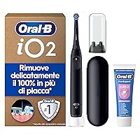 Oral-B iO 2 Spazzolino Elettrico Ricaricabile, 1 Testina di Ricambio