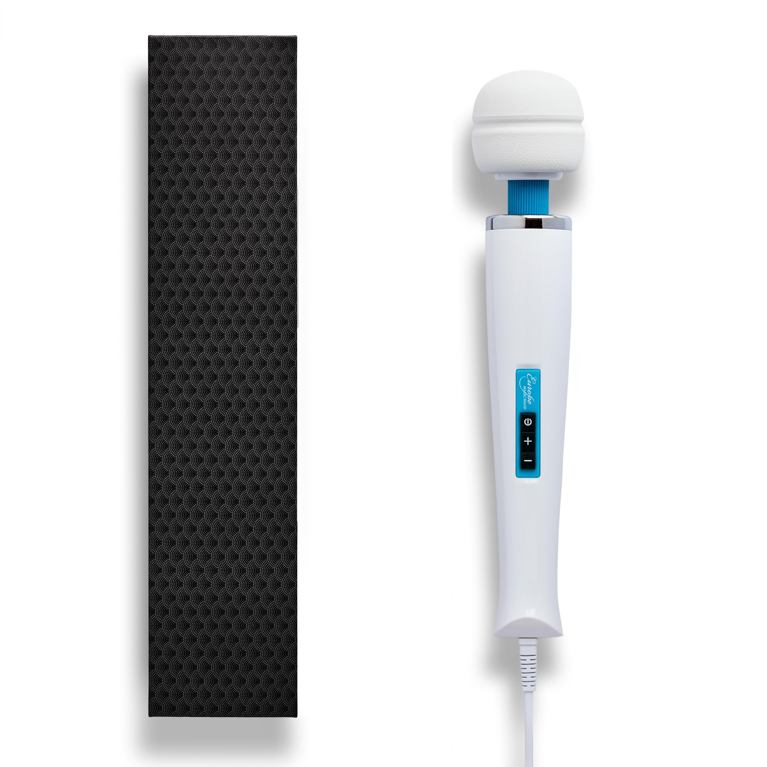 Europe Magic Wand APP vibratore wand con controllo app, cavo 2,5 m | Vibratore wand a rete collaudato dal 2012: 15 W, testa in metallo, controllo via app e cavo da 2,5 m