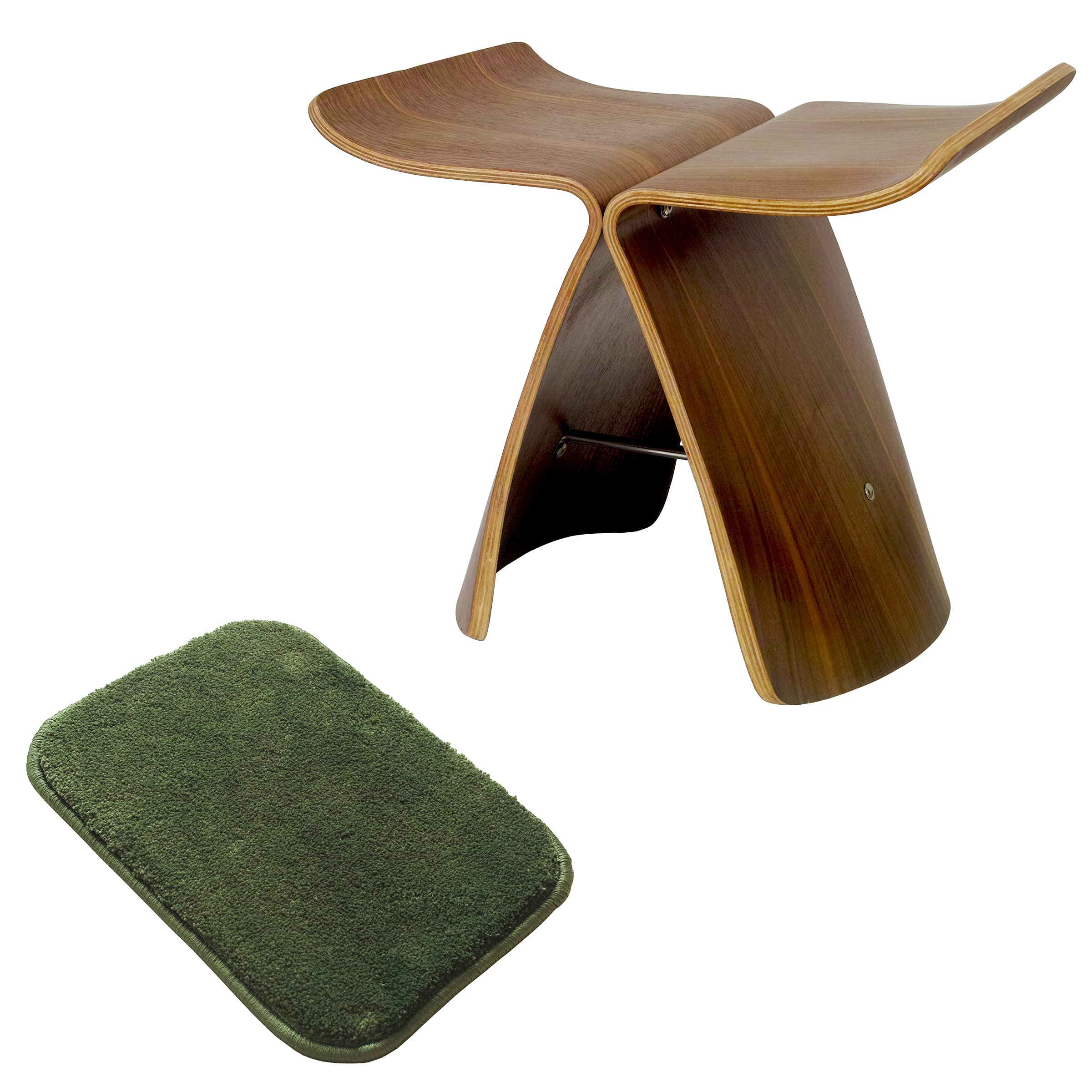 Amazon.co.jp: North Orange ウィングスツール クッション セット