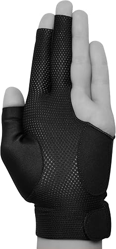 Miniatura 3 de KAMUI Guante de billar - Secado rápido - para mano izquierda (negro, XXL)