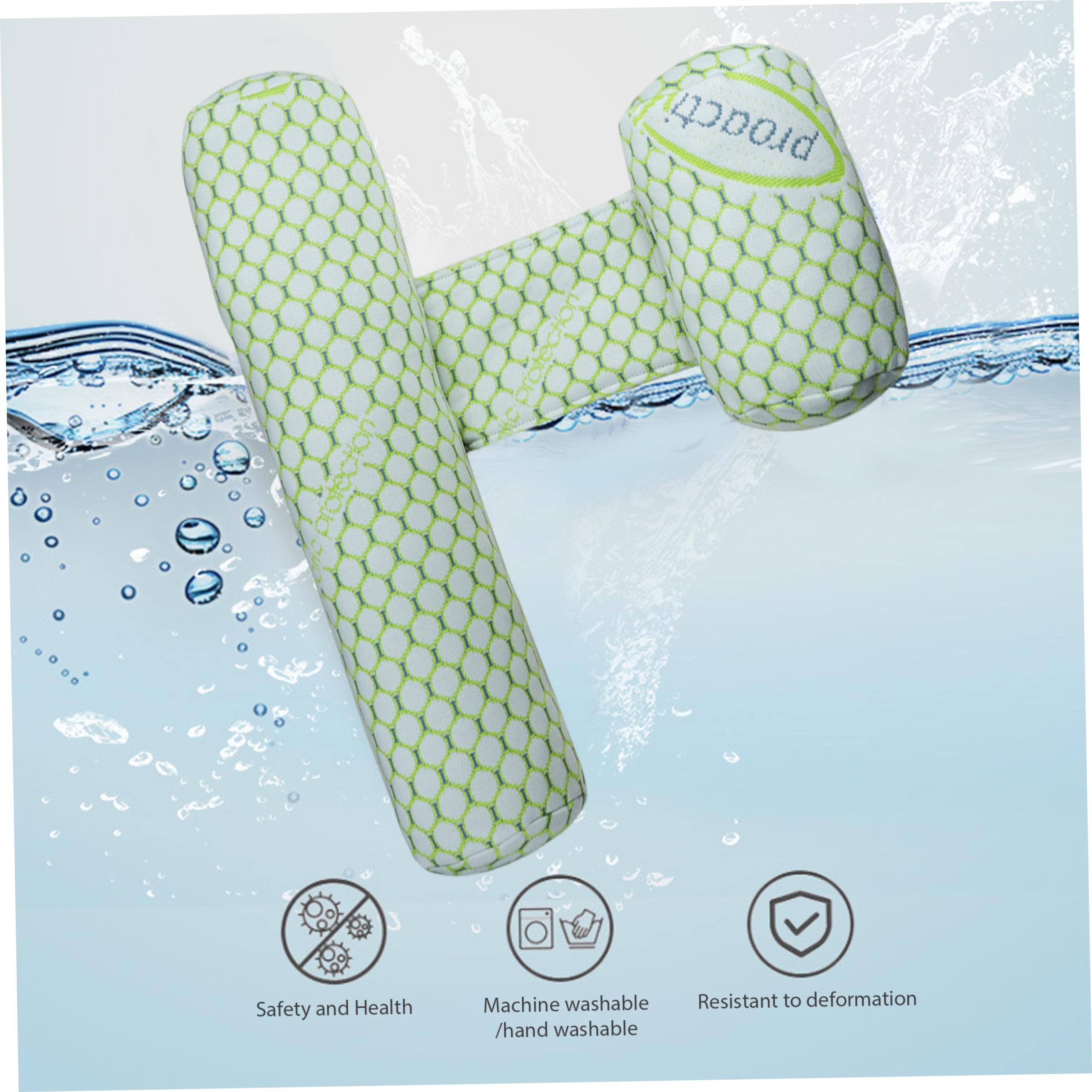 Cuscino a cuneo per neonato, cuneo per dormiente laterale, cuscino antirotolamento con tessuto fresco e traspirante, verde (7, 87-9, 45 pollici)