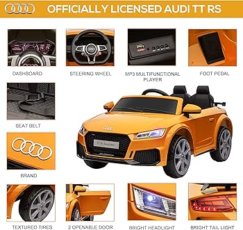 Amazon.co.jp: Aosom 6V 子供用 電動乗車 ライディング アウディ TT RS