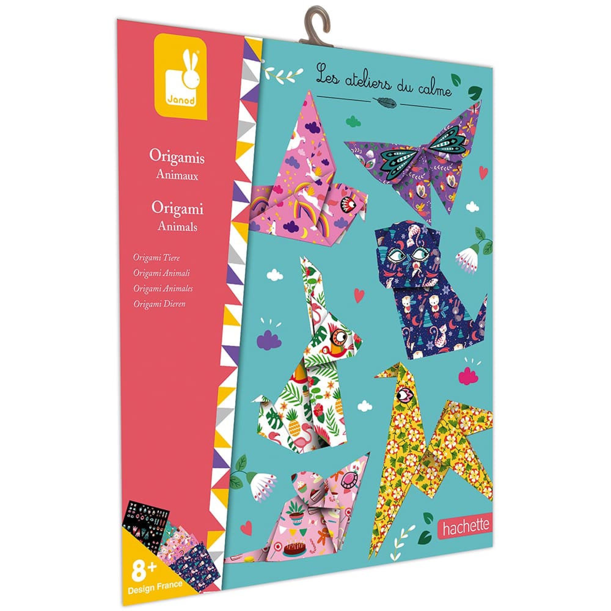 Janod Juratoys 6 Origami sur le thème des animaux