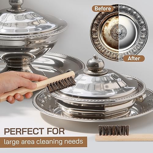 Miniatura 4 de Juego de pinceles para detalles de crin de caballo, Juego de cepillos de crin