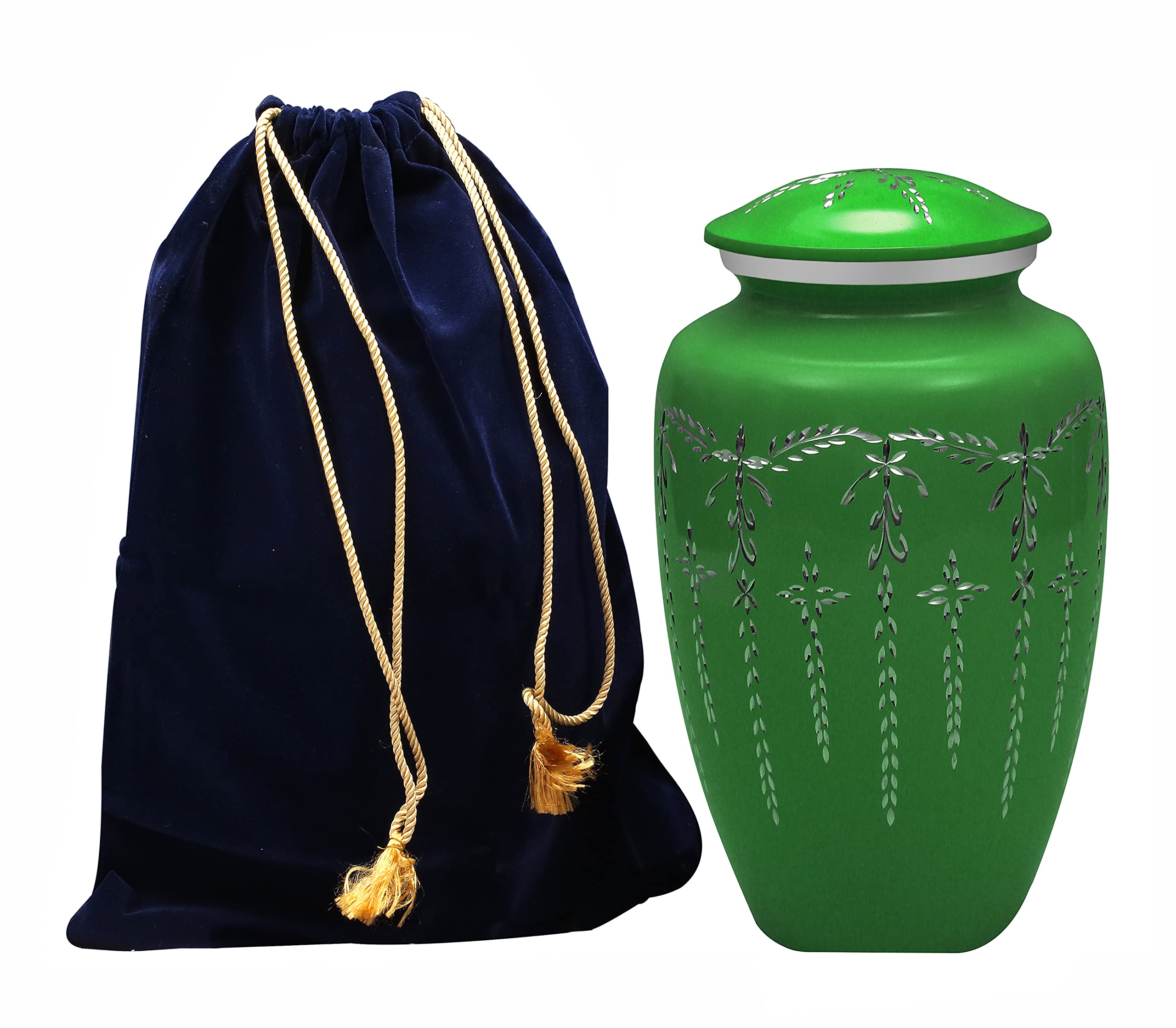 Amazon Com 成人甕葬禮人類骨灰甕成人用骨灰甕大甕人類骨灰奶油甕人類骨灰一個美麗的甕為您心愛的人遺留鑽石切割 尺寸