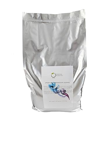Sal de Epsom (sulfato de magnesio) 25 libras "marca de biotecnología de vías verdes"