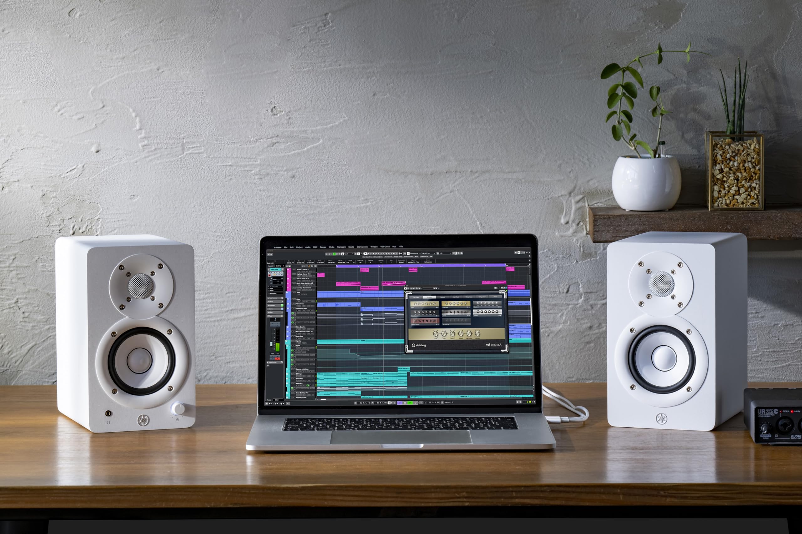 Amazon.co.jp: YAMAHA HS 4 ホワイト - アクティブスタジオモニター