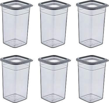 Smartware 6L  Set Skali Kare Saklama Kab  Antrasit 1440 ML