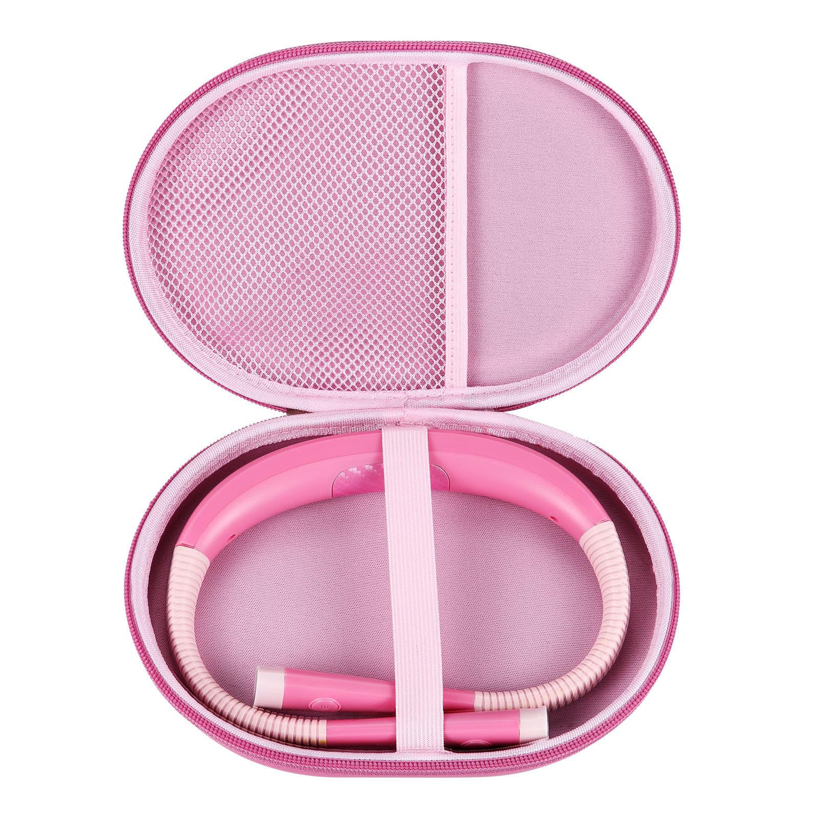 maitexiCase Compatible with Glocusent/for Gritin/for Vekkia/for EastPin/for enclize LED Neck Reading Light，USB Rechargeable Personal Light Storage Box (Case Only) (Pink)