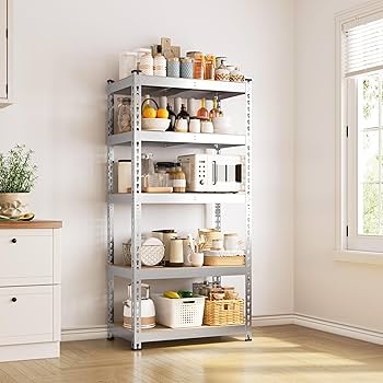 Amazon.com: Yaheetech Storage Shelves 5 Tier Garage Shelving