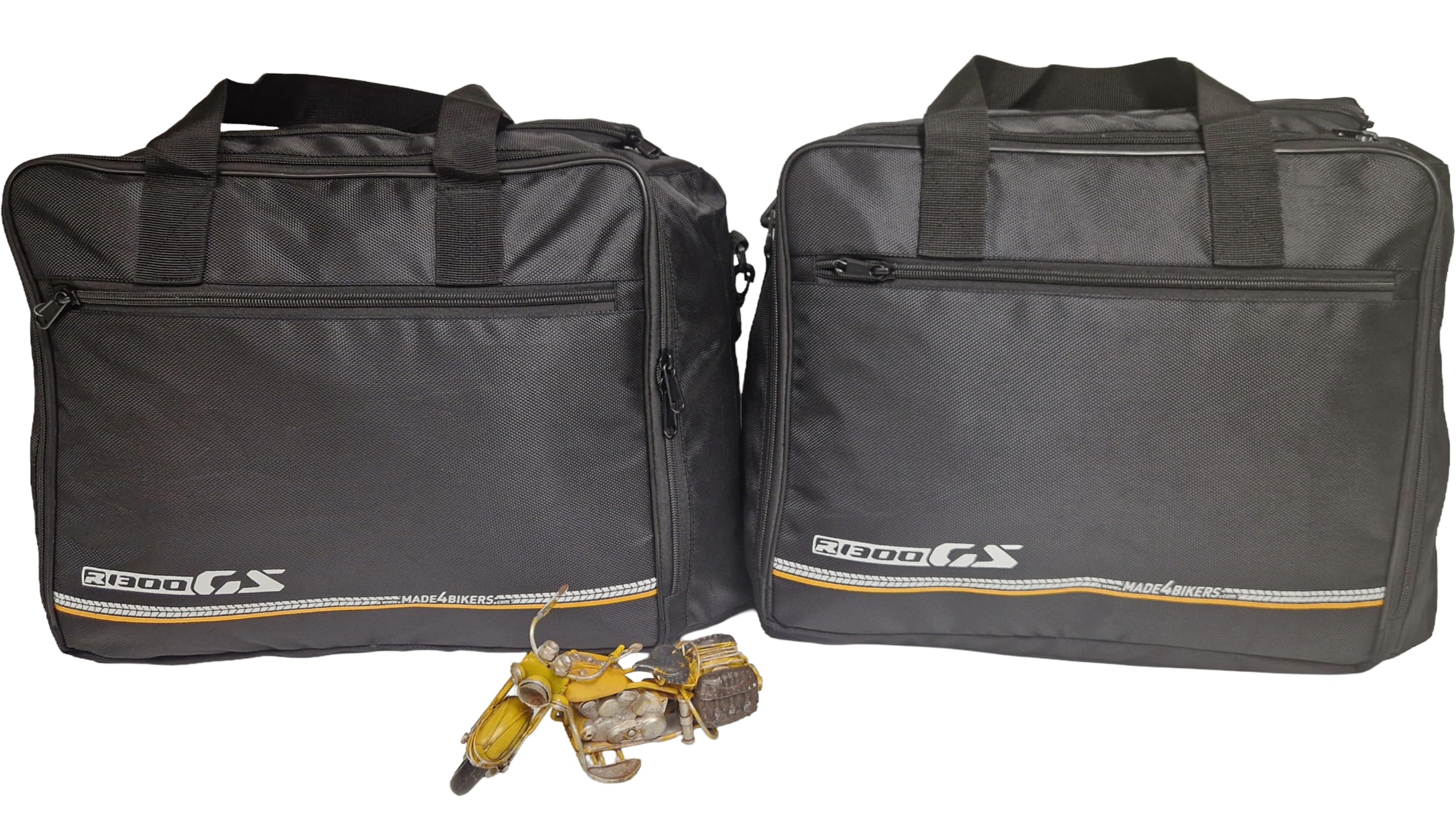 Bedruckte Koffer Innentaschen passend für BMW R1300GS Adventure (R 1300 GS) ab 2023- (KA2) mit ALU Koffer
